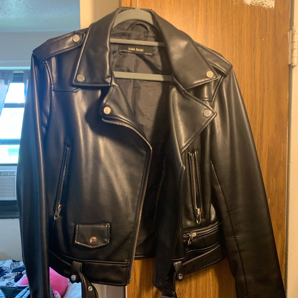 Zara Faux Leather Jacket